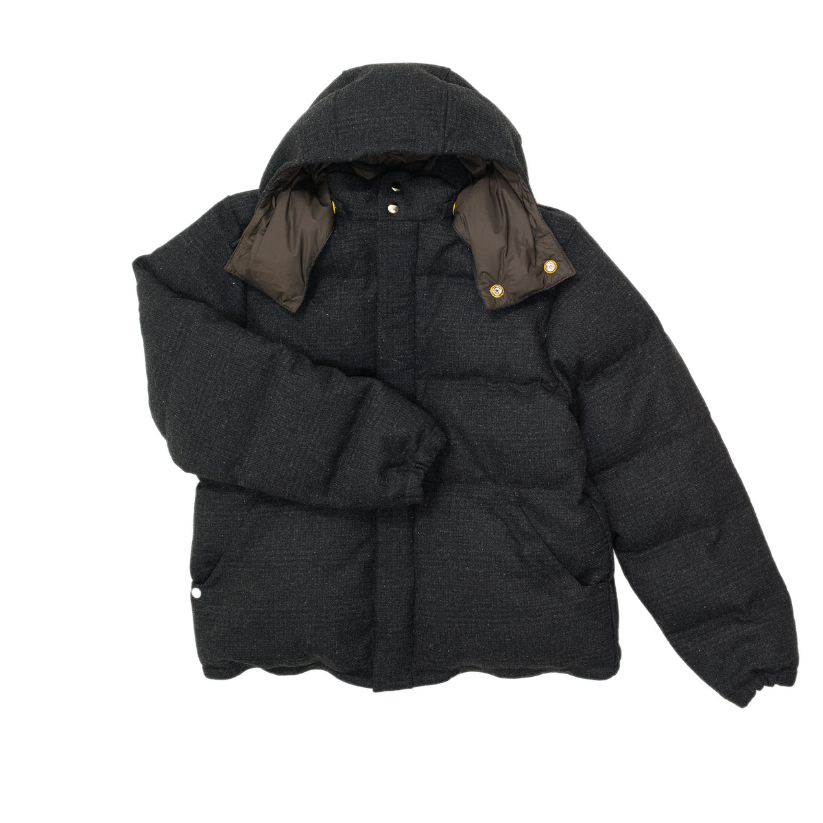 N°82 Downsweater Dark Grey Checked