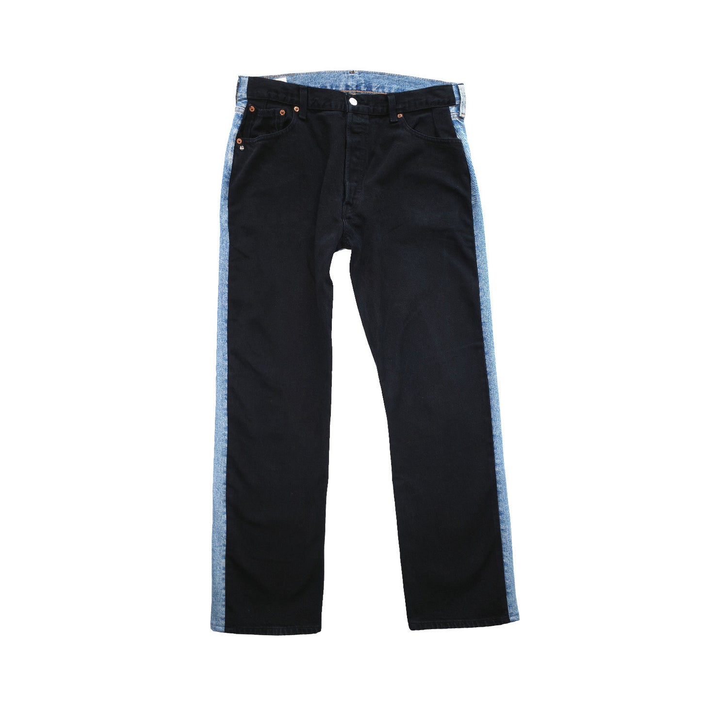 Nº69 Jeanspleatfront Black / Blue