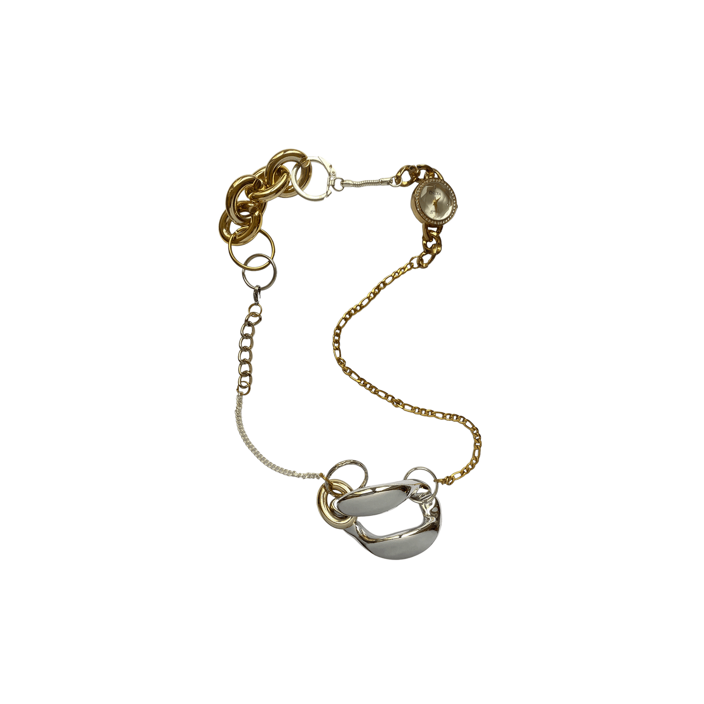 BC Materialmix Necklace Watch Regular