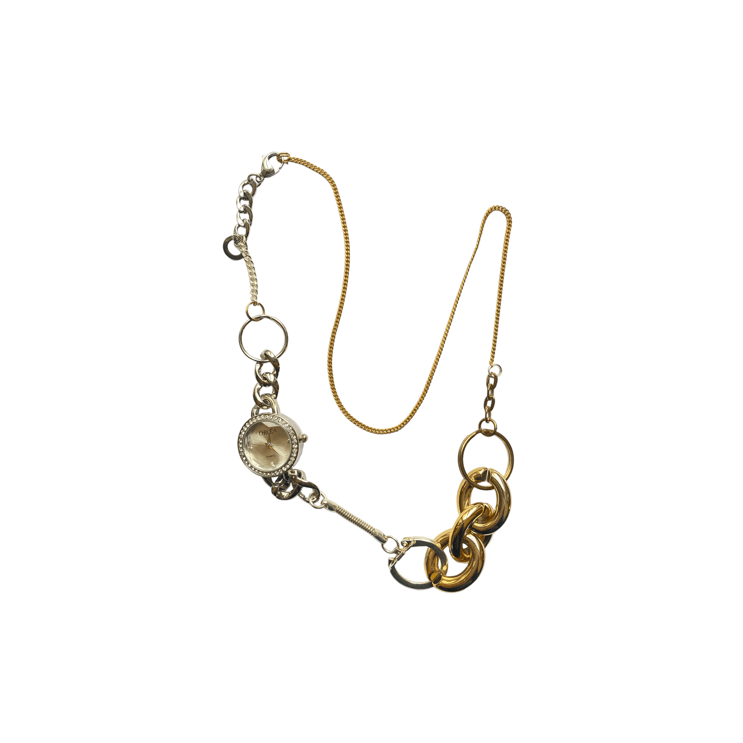 BC Materialmix Necklace Watch Regular