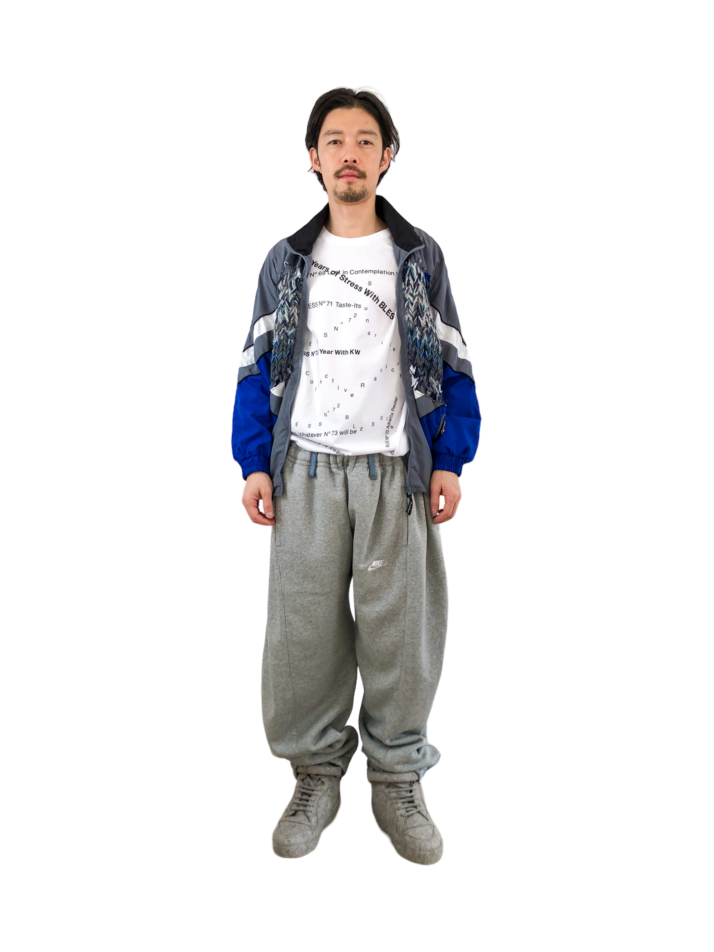 Nº68 Overjoggingjeans Lightgrey, Denimblue