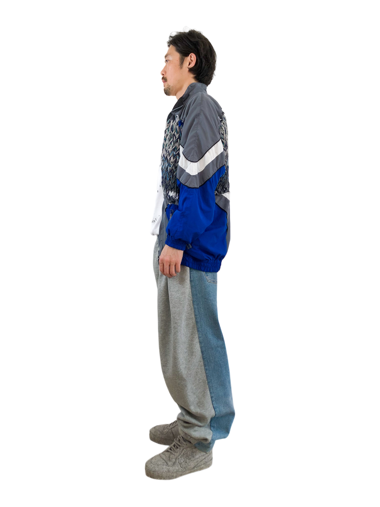 Nº68 Overjoggingjeans Lightgrey, Denimblue
