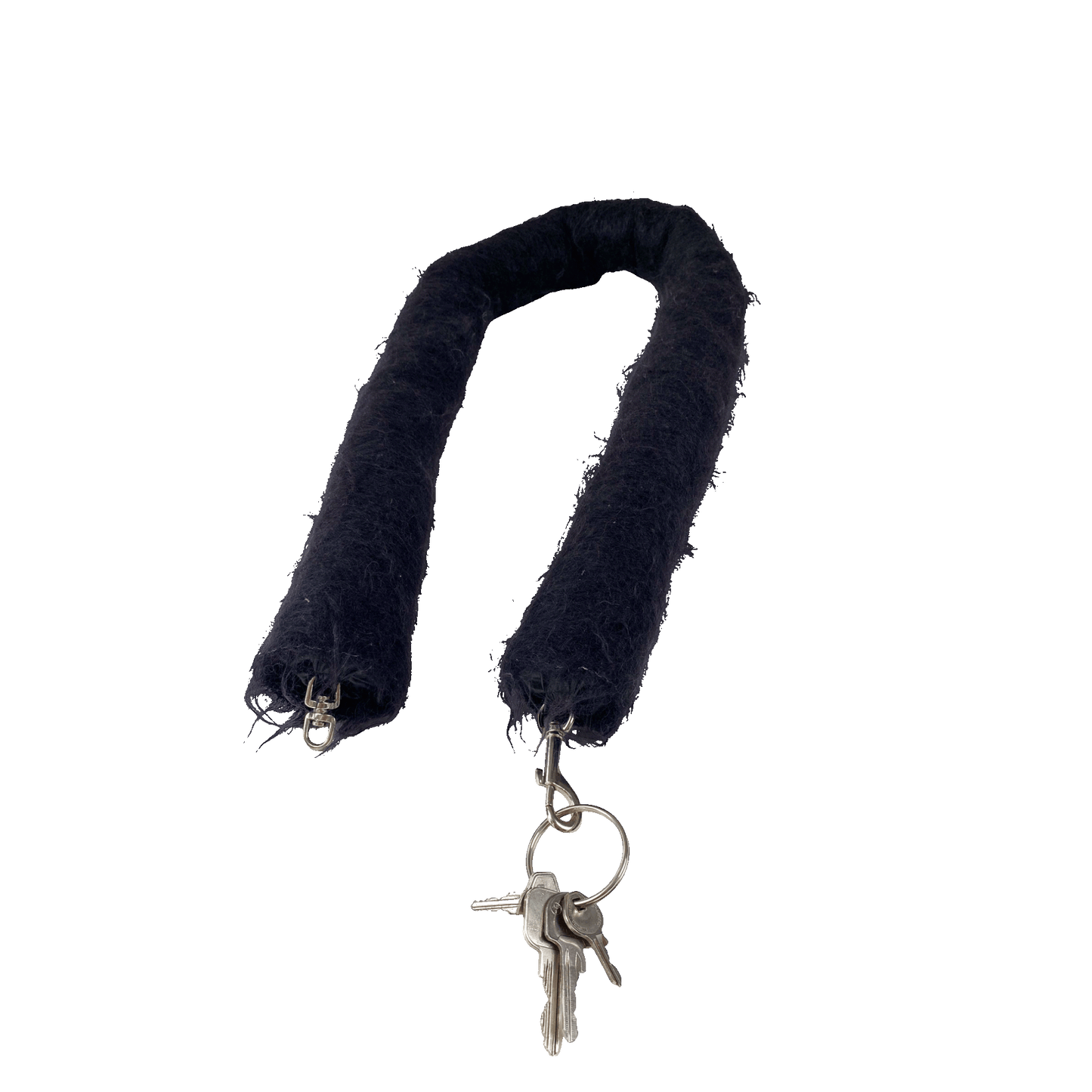 Nº75 Mohairbrezel Black Mohair
