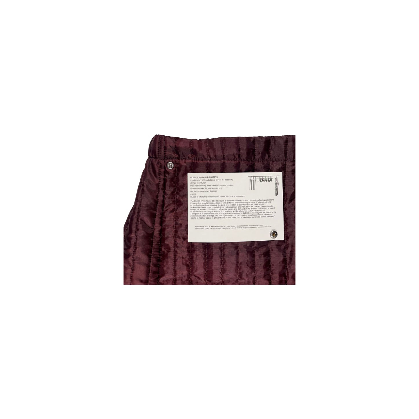 Nº08 Monpe Skirt Burgundy