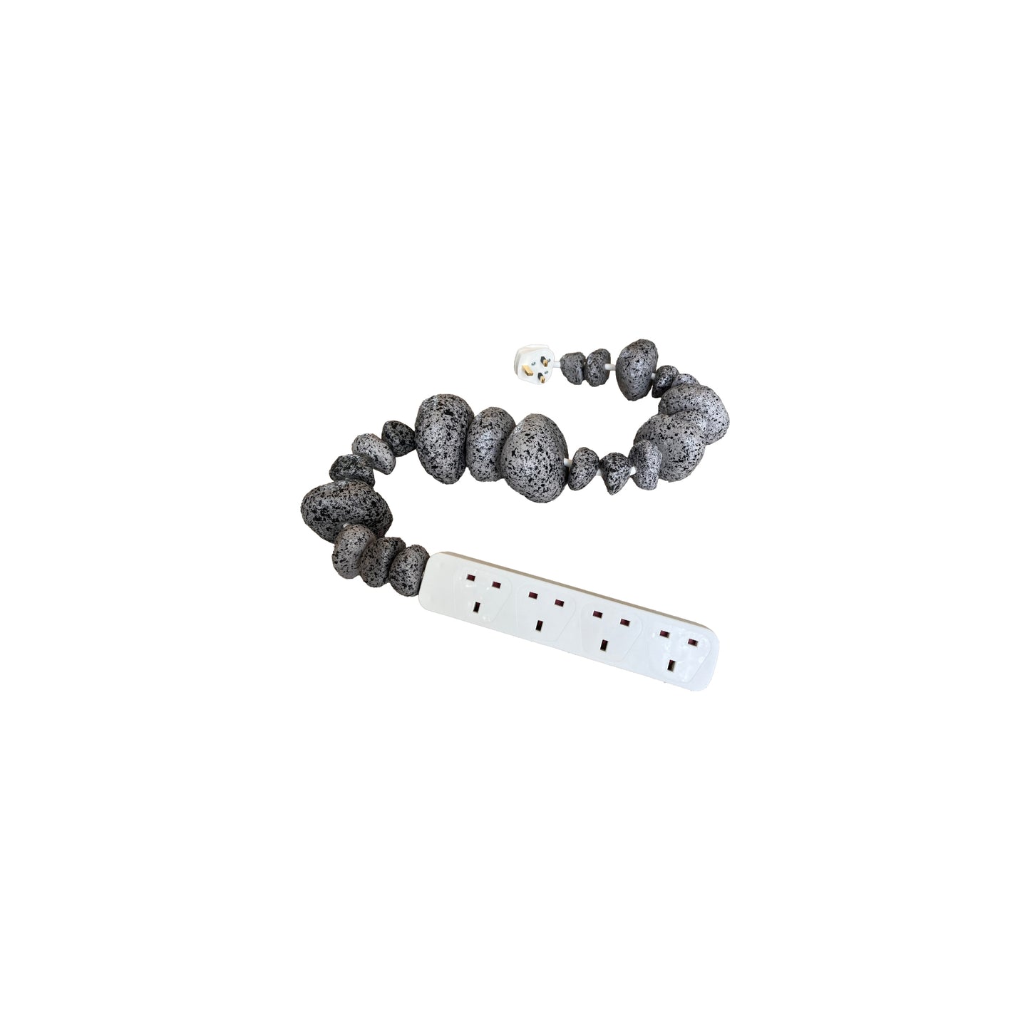 Nº26 Multiplug Artificial Stones Grey, White 1.1m