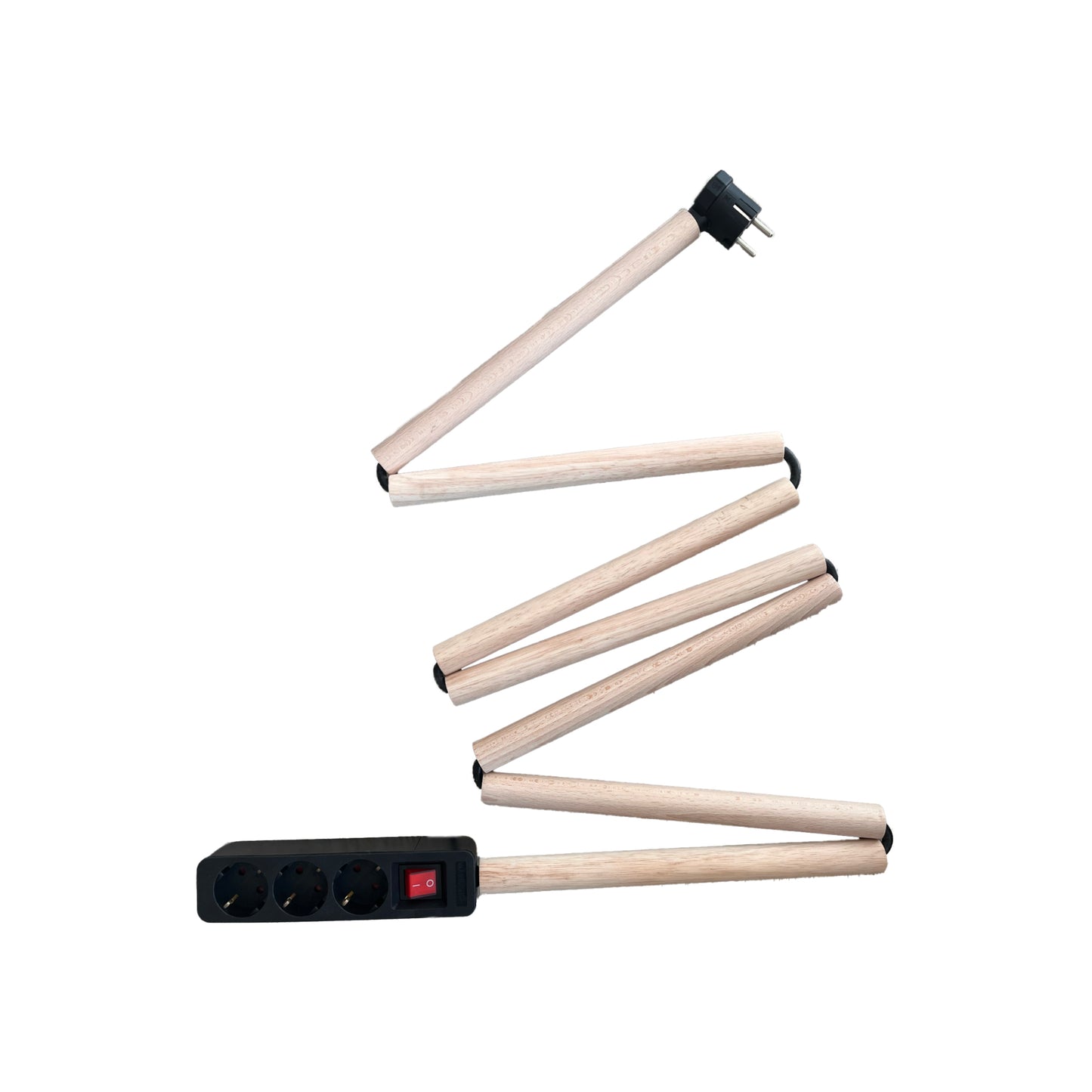 N°26 Multiplug Woodsleeve Natural 2.2m
