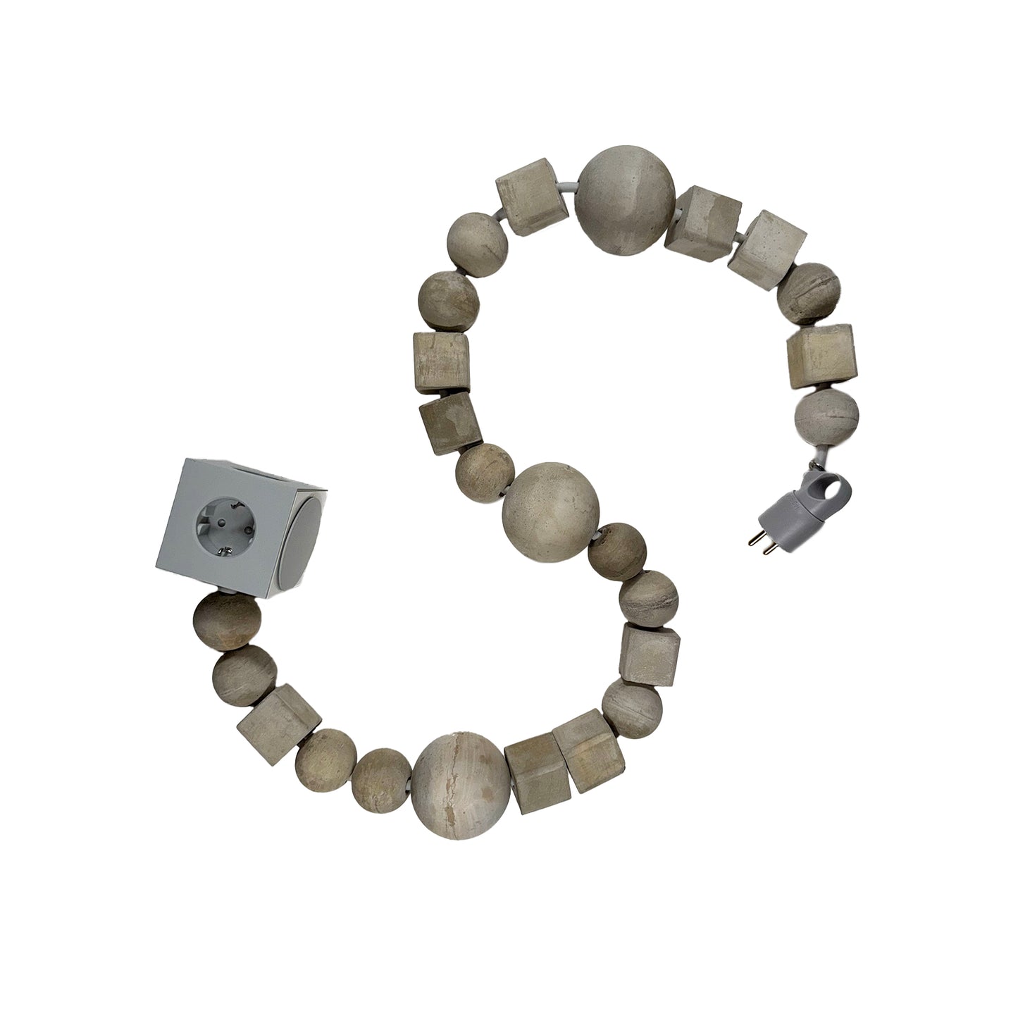 N°46 The Kaleidoscope Multiplug Grey Beton 1.2m
