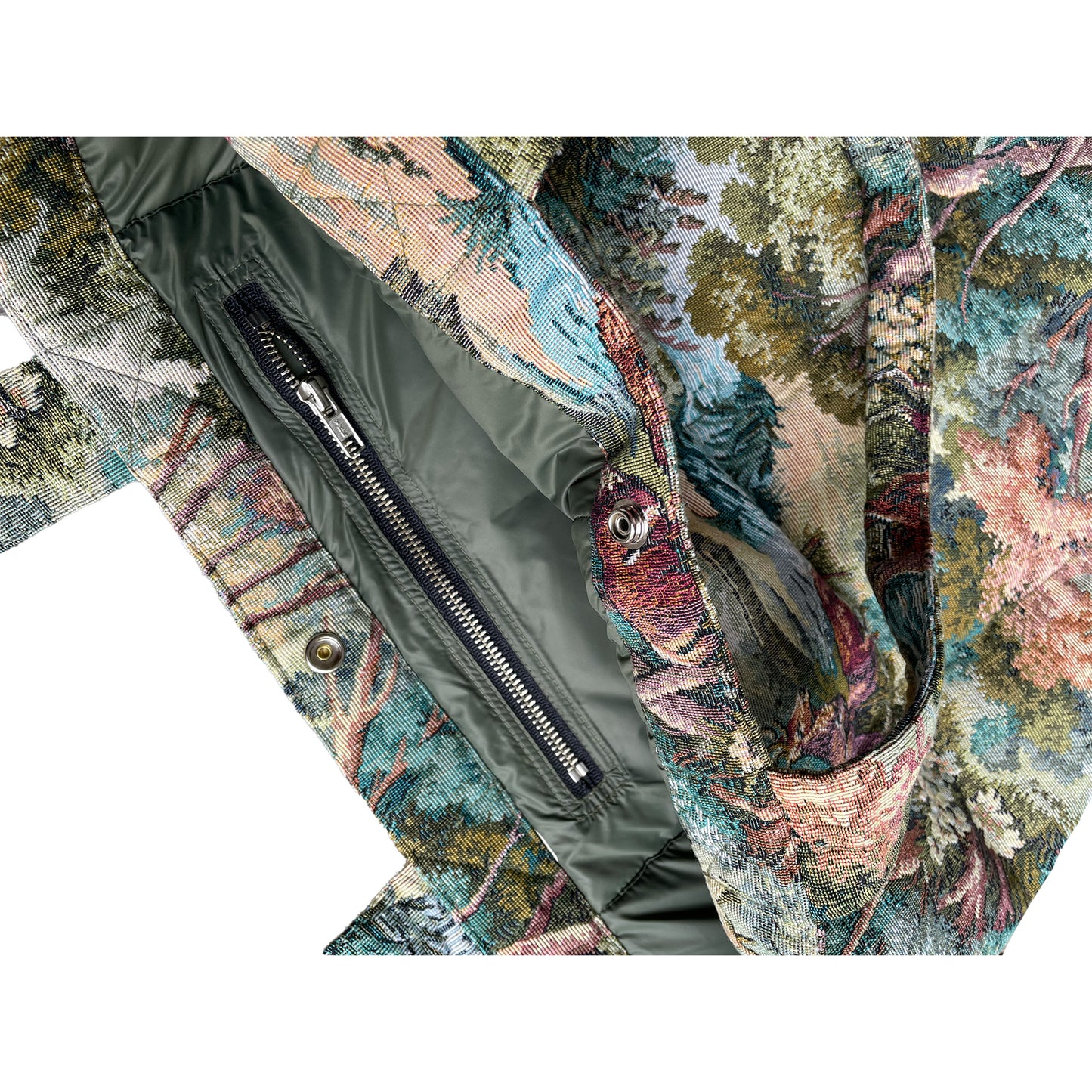 N°46 Down Bag Forest Animal Gobelin