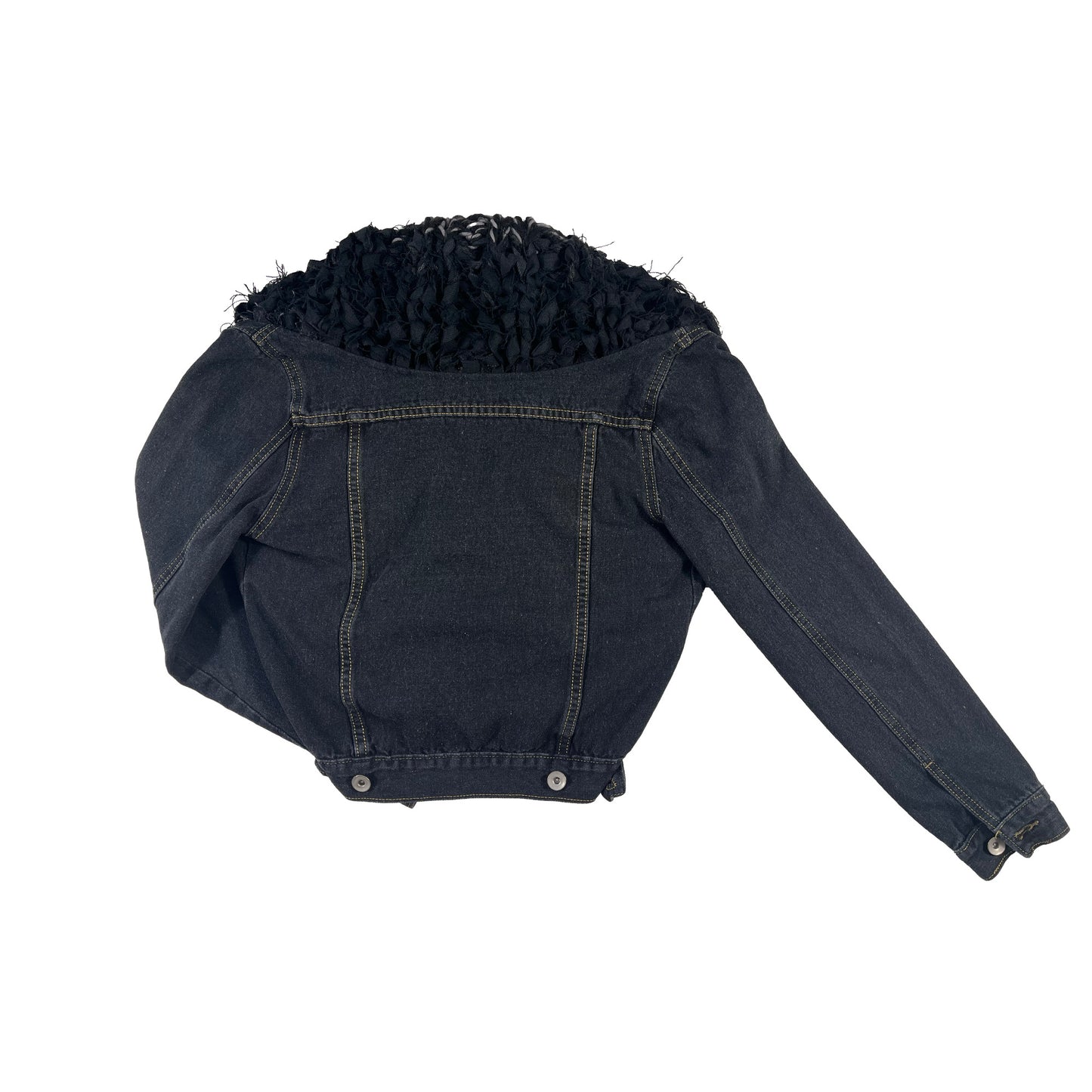 N°65 Jeanscirclejacket Denim Vintage Black