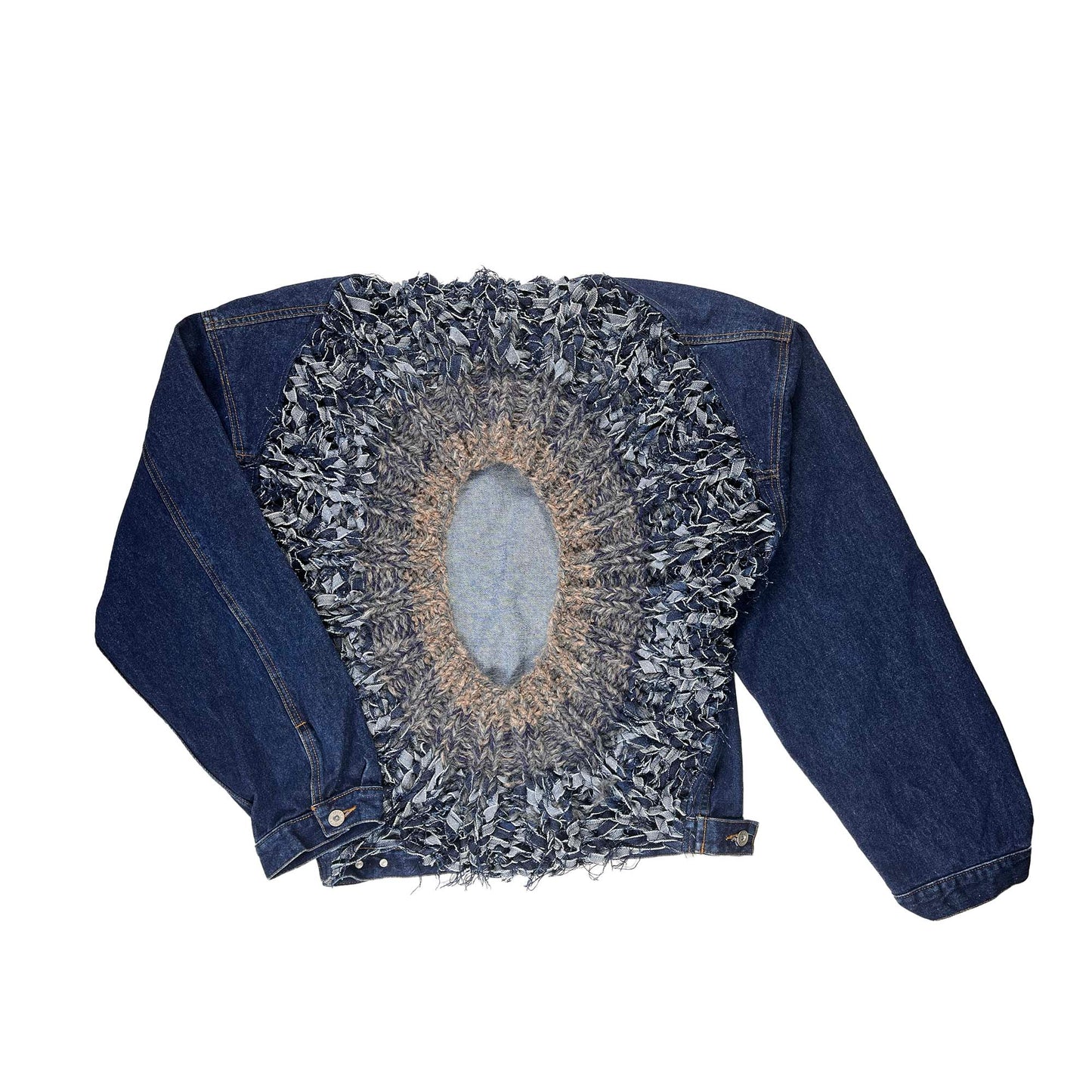 Nº65 Jeanscirclejacket Denim Vintage Blue