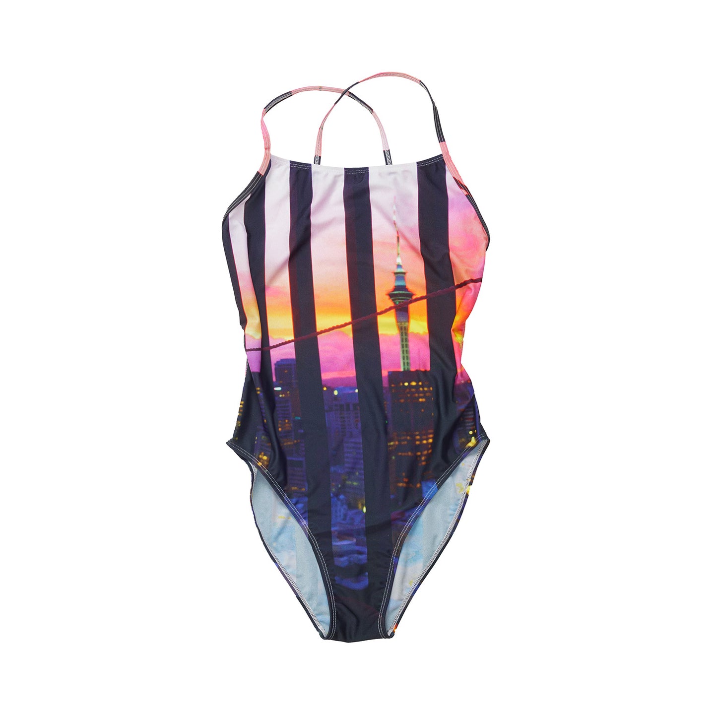 Nº69 Swimsuit Crossback Stripes 2