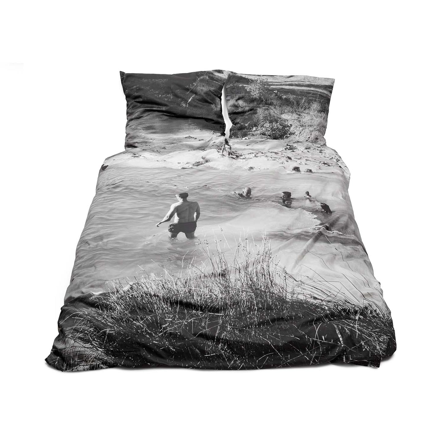 Nº69 Bedsheets Saturnia B/W Print