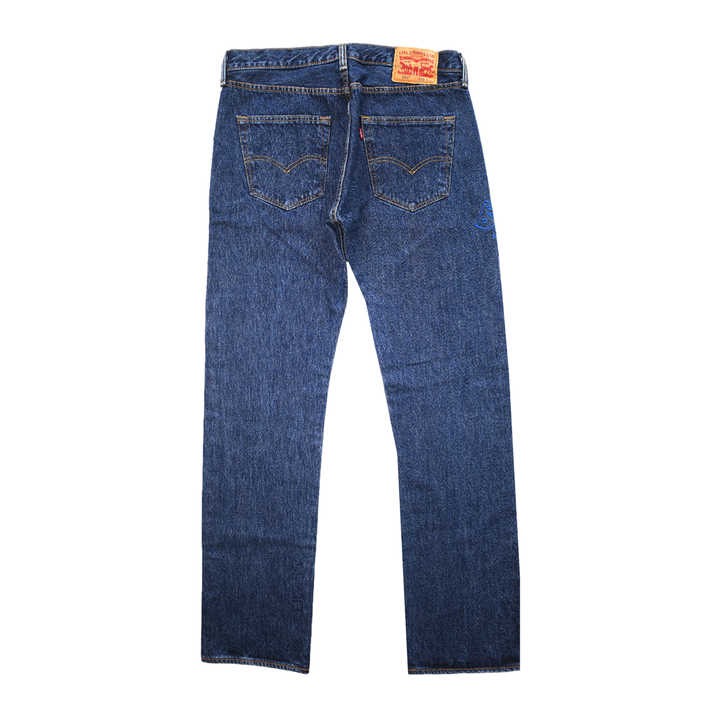 Nº71 Embroidery Jeans Vintage Levi's Denim Blue / Blue