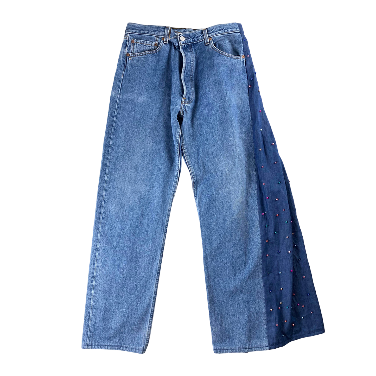 Nº74 Drapedjeans Light Denim/Light Pearl Denim