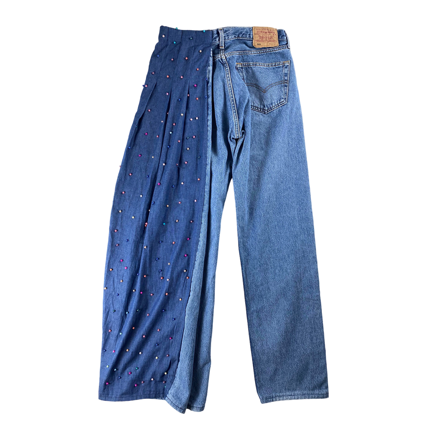 Nº74 Drapedjeans Light Denim/Light Pearl Denim