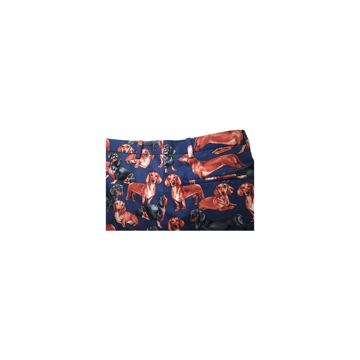 Nº74 Pleatbermuda Dog Print