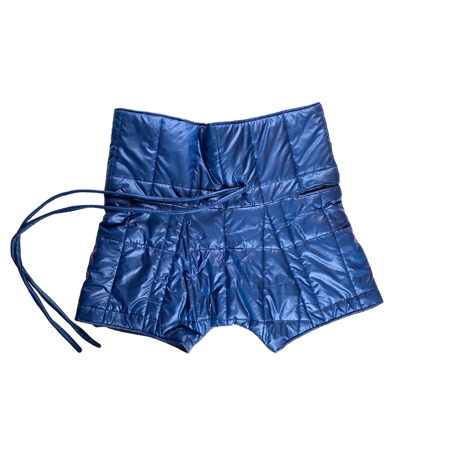 Nº75 Puffed Stoneshorts Dark Blue