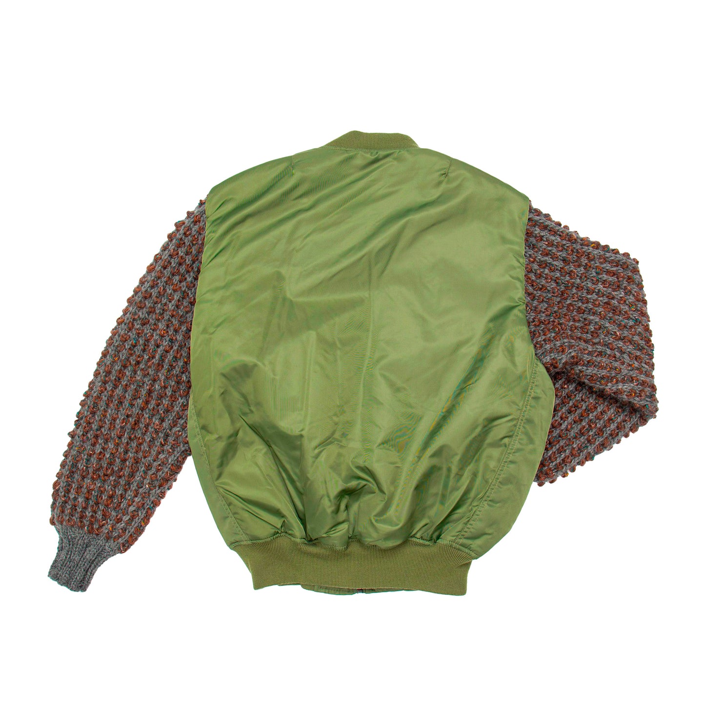 Nº75 Sleevebomber Olive / Grey