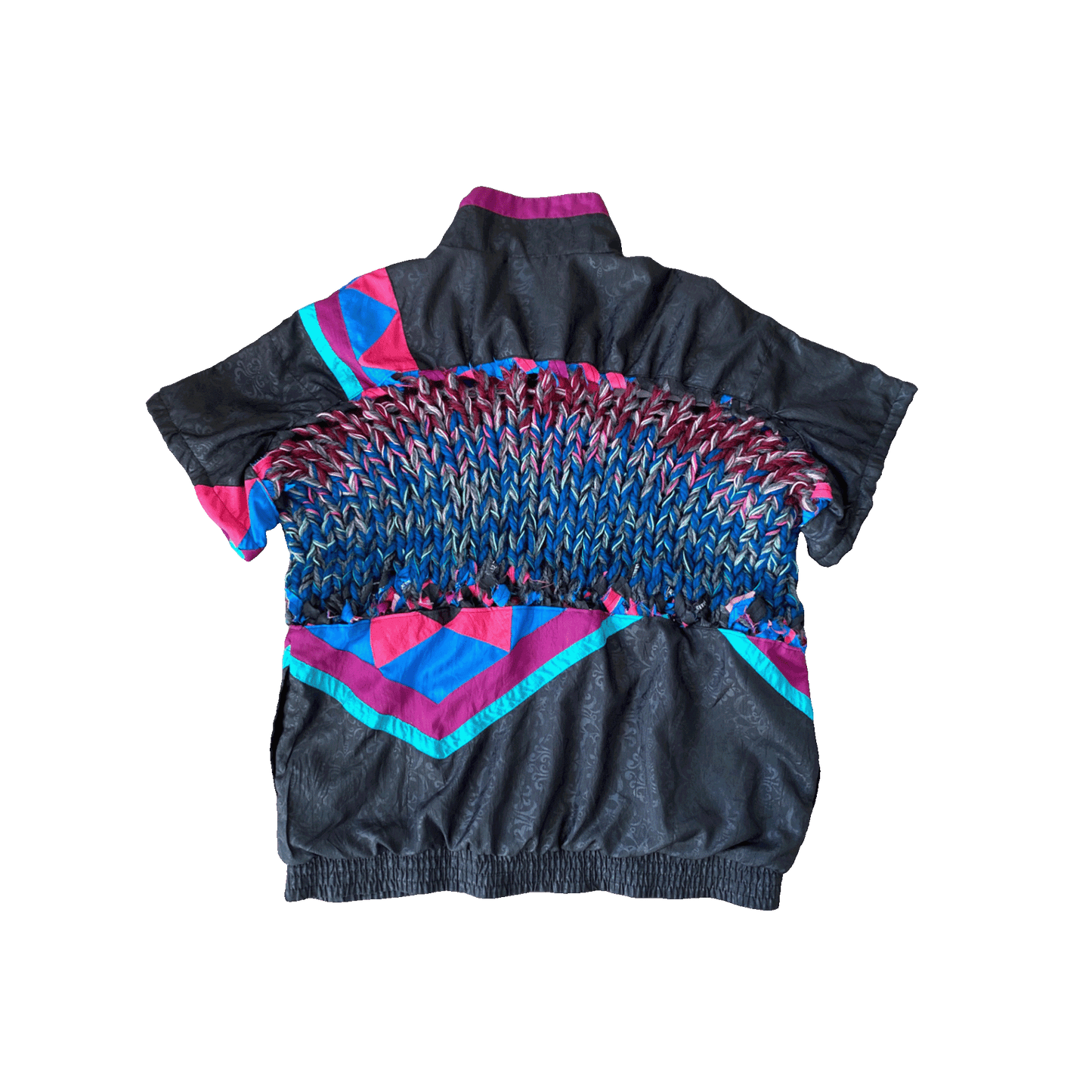 Nº77 Aknitter Vest Unique Black Mix