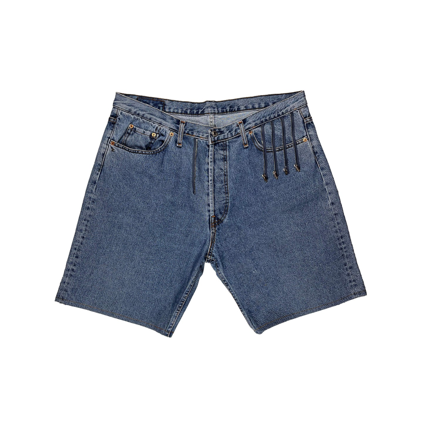 Nº77 SMLXL Readymade Bermudas Vintage Denim Blue
