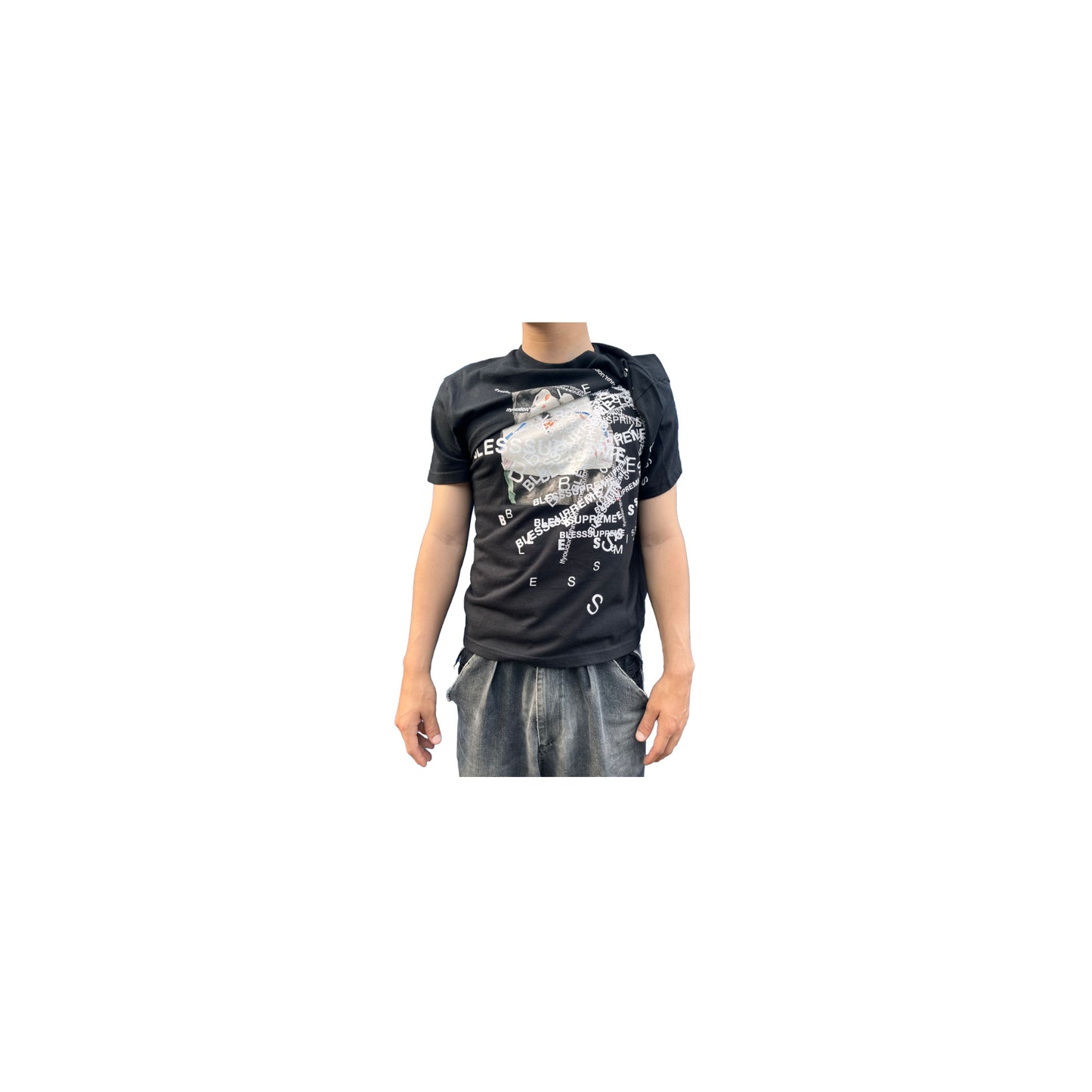 Nº79 SUPREME & BLESS Be Less T-Shirt Black