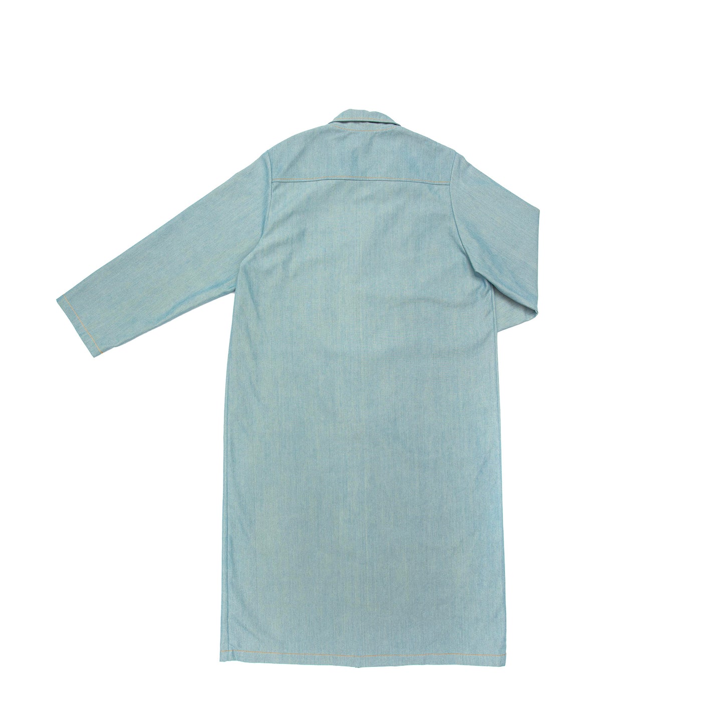 Nº79 Summer Workcoat Faded Light Blue Denim