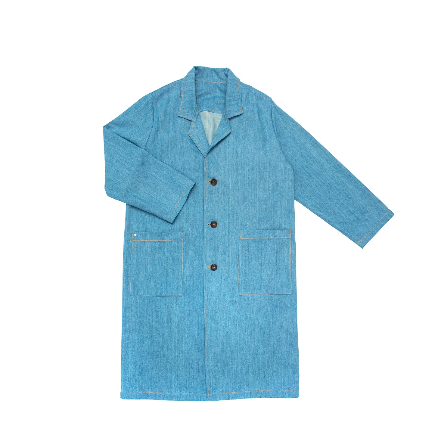 Nº79 Summer Workcoat Light Blue Denim