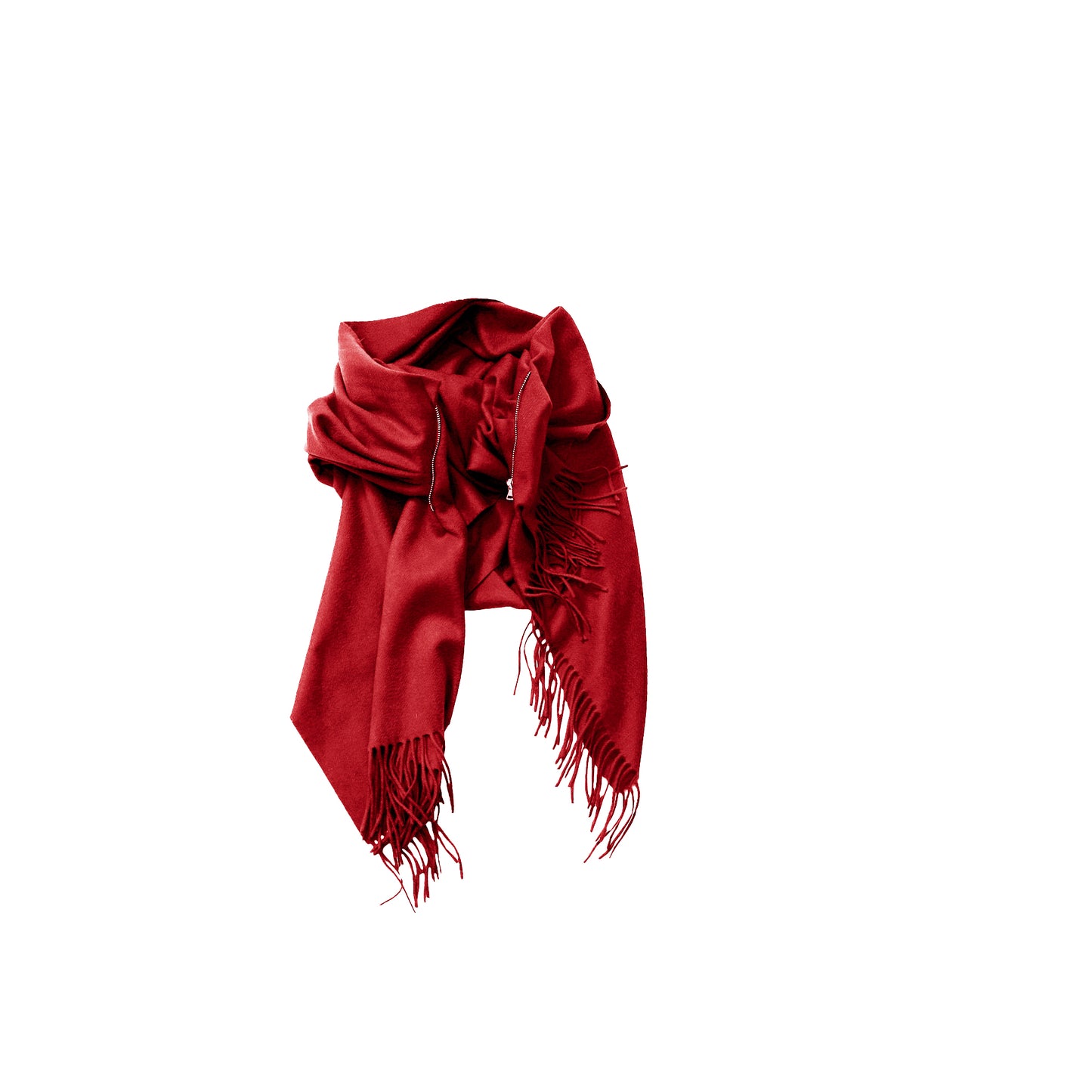 N°80 Draps Long Cashmere Red