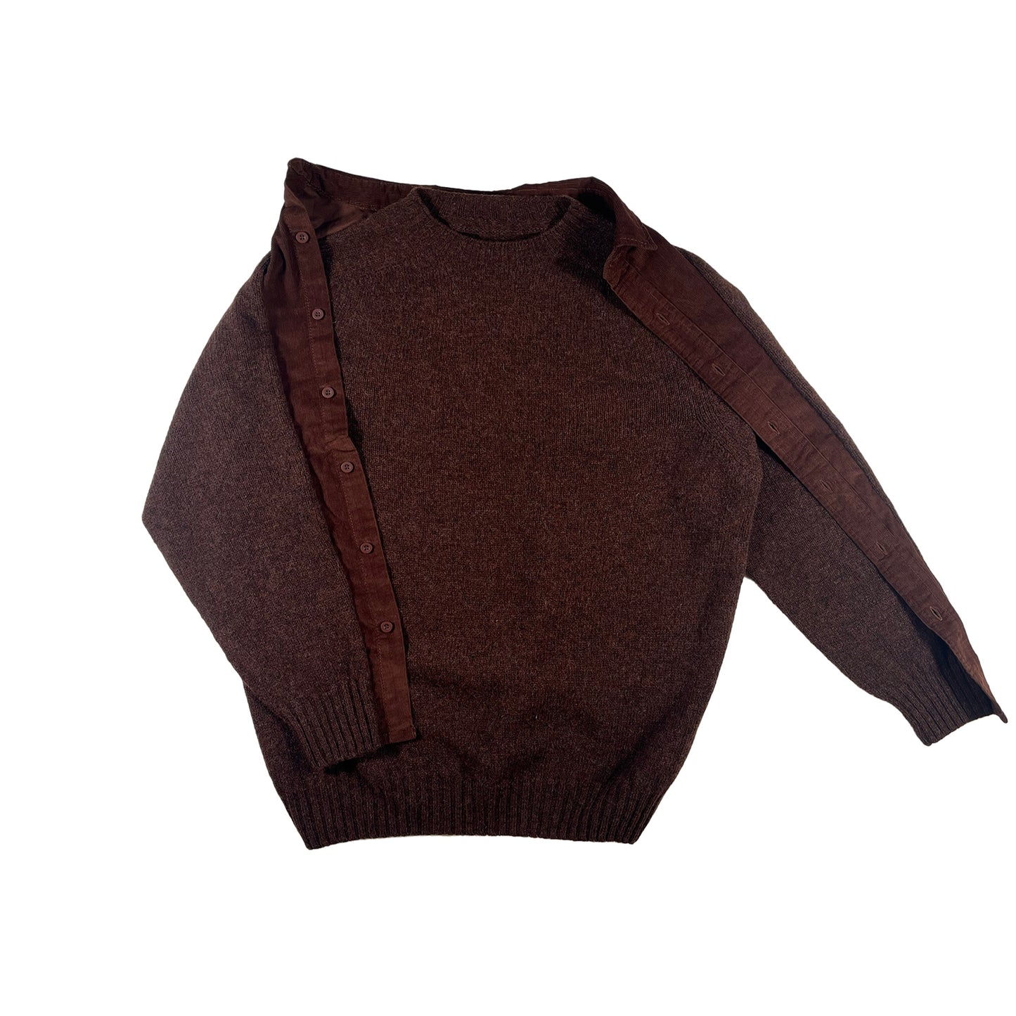 N°80 Flyingshirtsweater Brown
