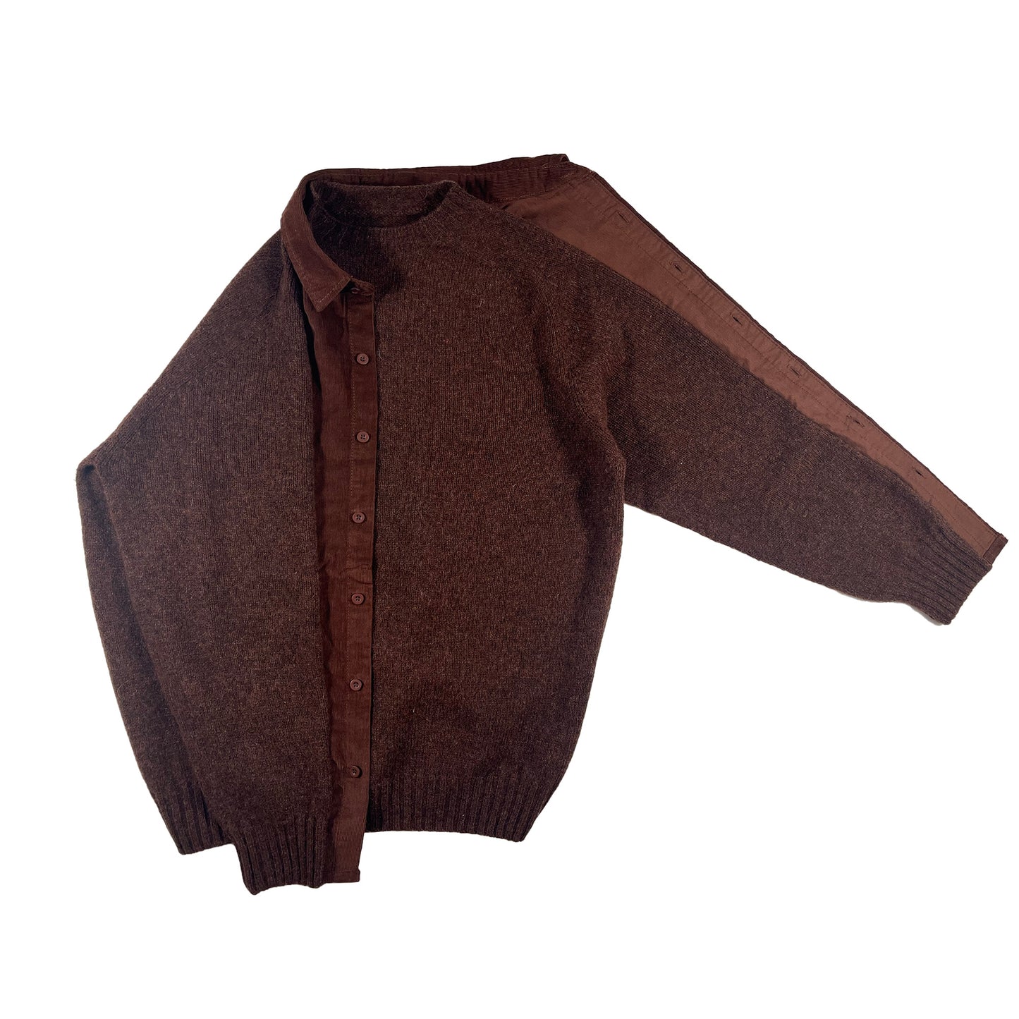 N°80 Flyingshirtsweater Brown