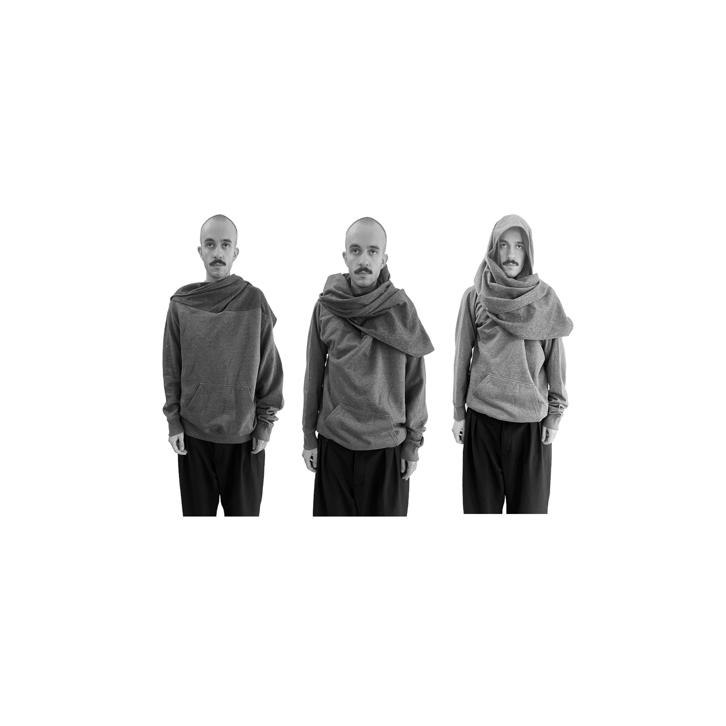 N°80 Loopsweater Greymelange