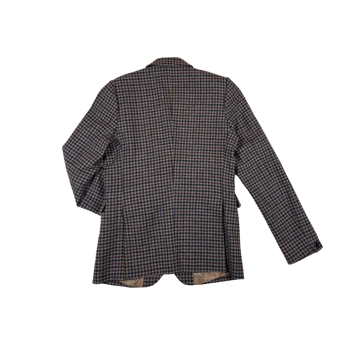 N°80 Tweedsakko Brown Blue Checks