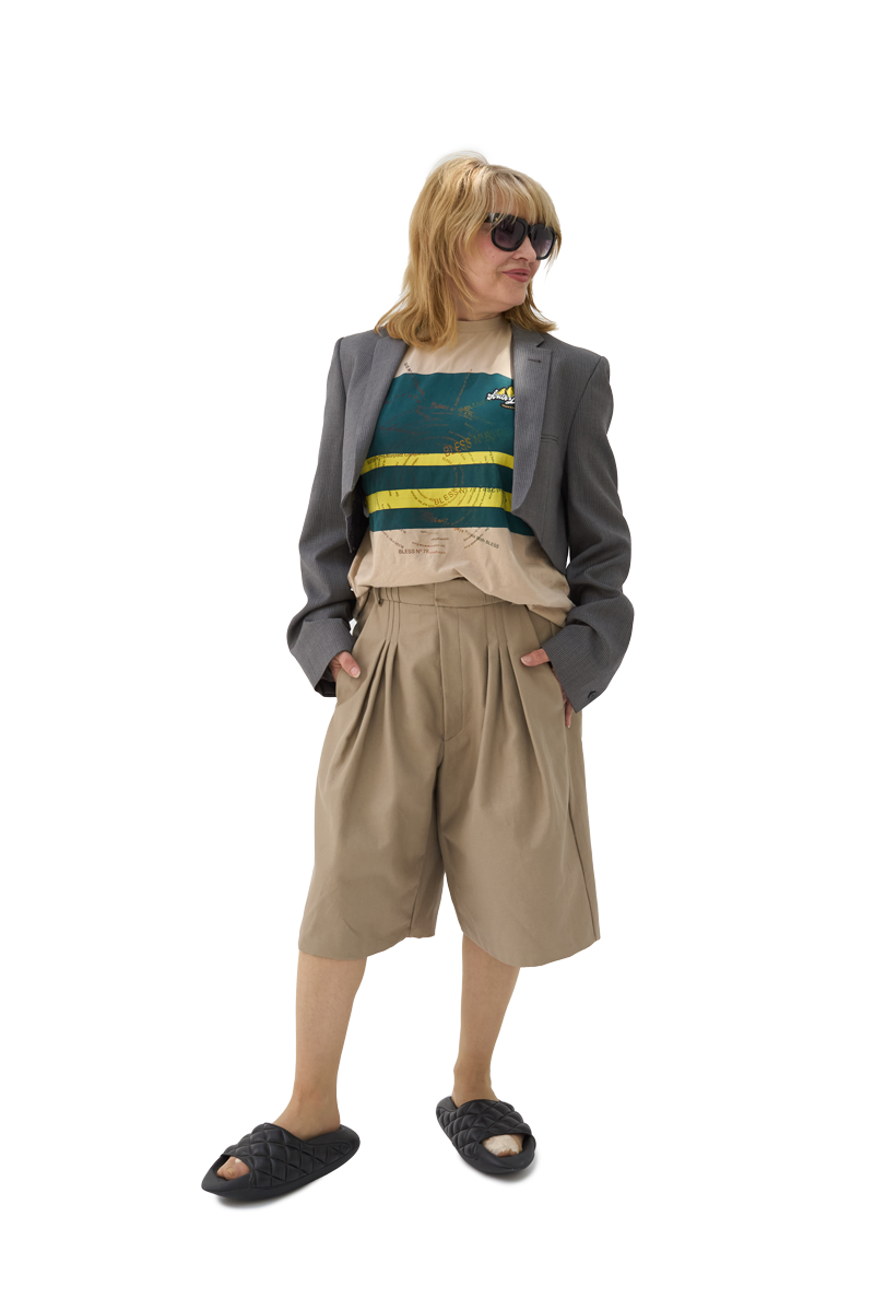 N°81 Ultrawidepleated Shorts Sandkoeper