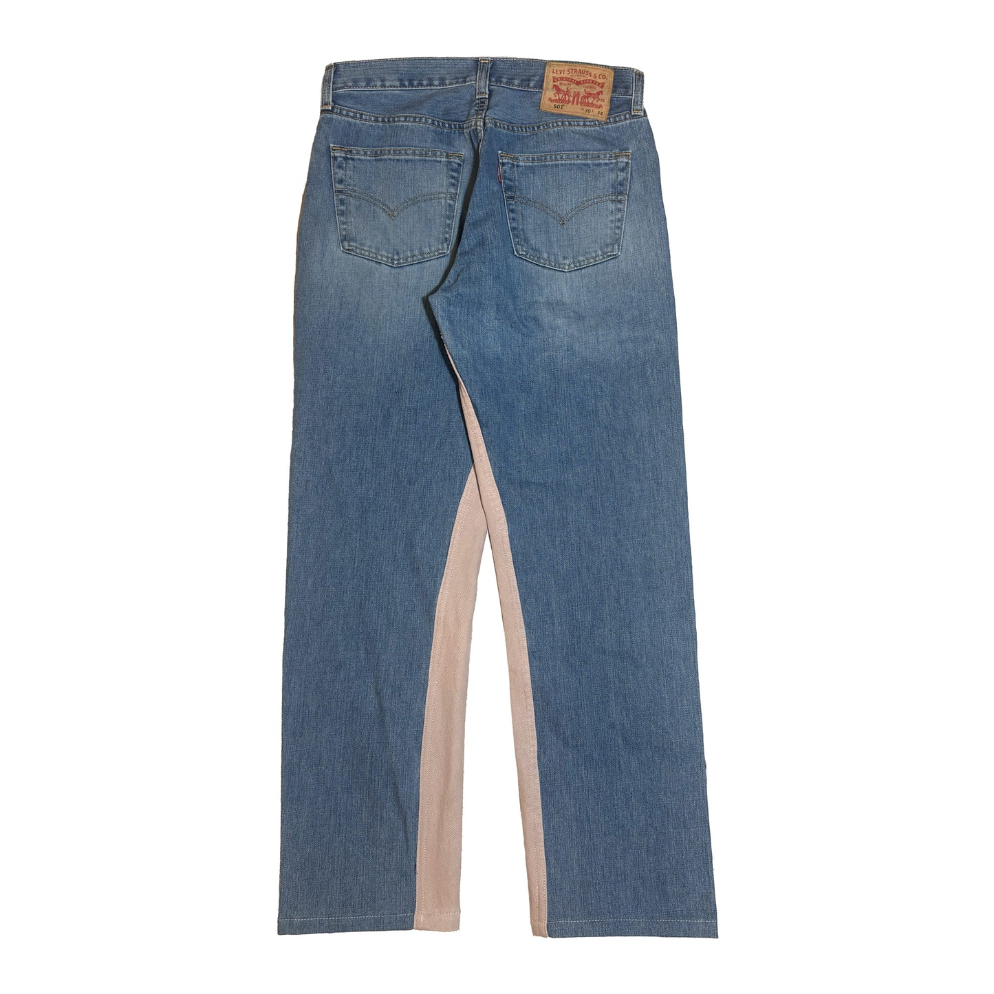 N°81 Jeanspleatfront Lightblue / Pale Rosé
