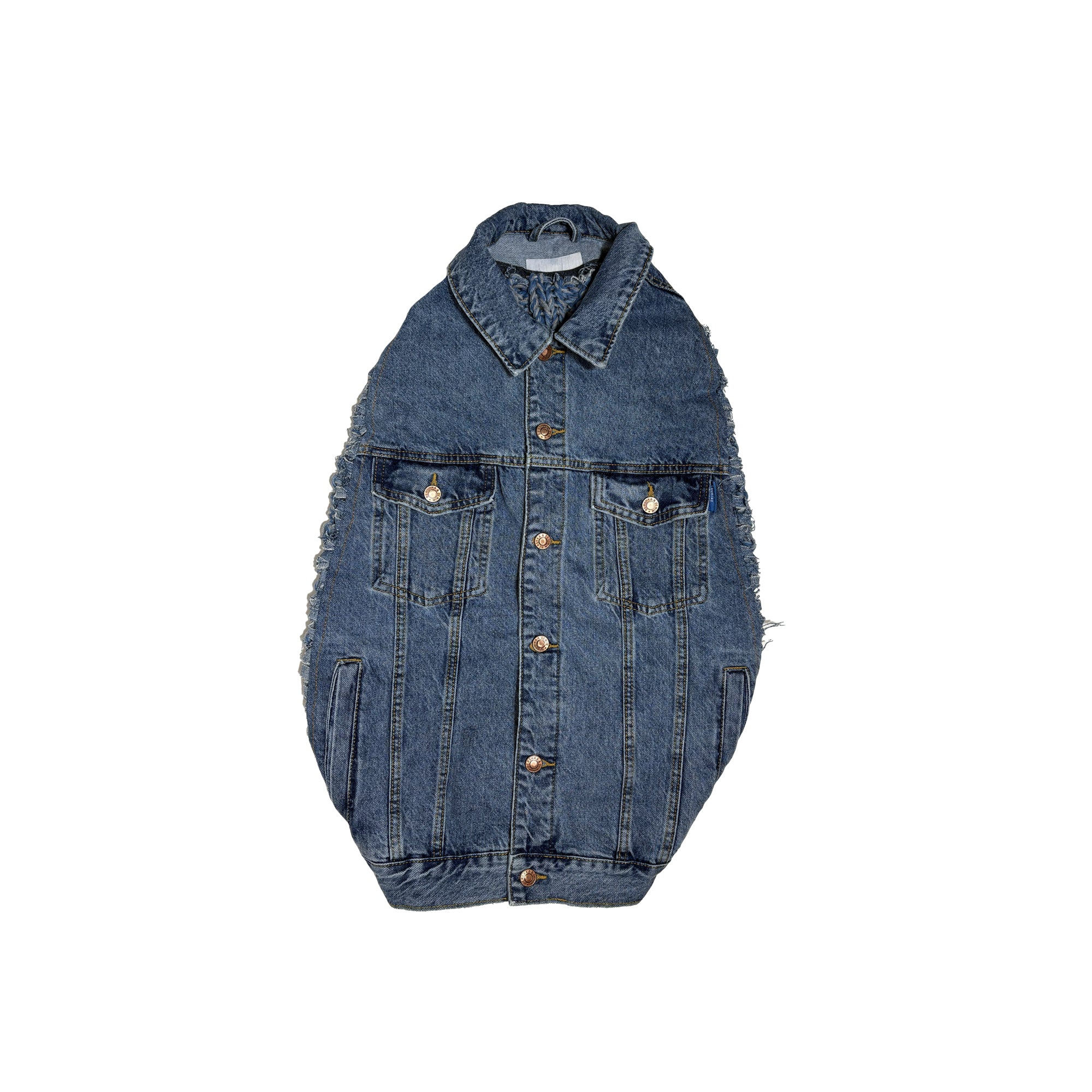 N°81 Jeansbackcirclevest Lightblue Denim – BLESS