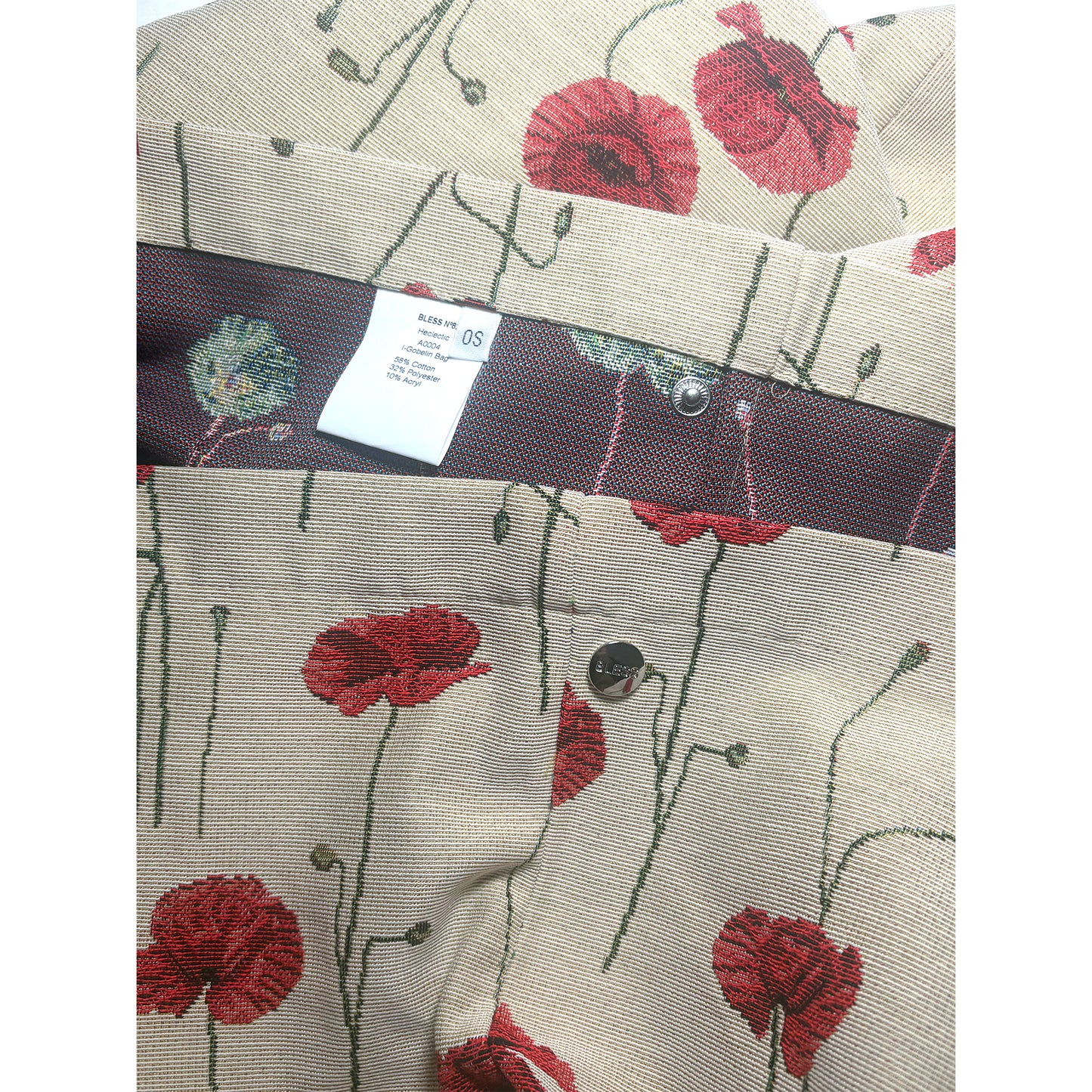 N°82 I-Gobelin Bag Poppy Flowers