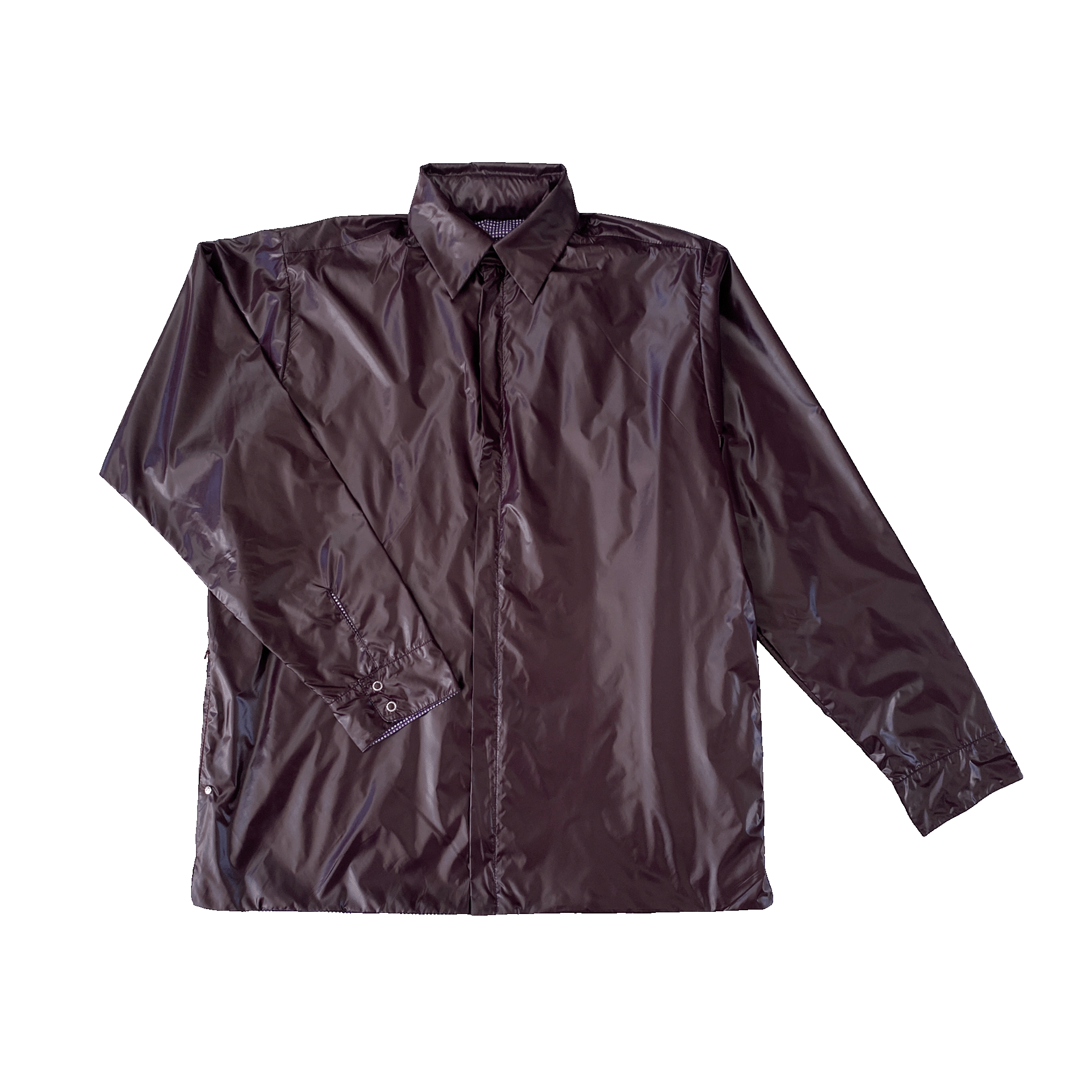 Nº77 Rainshirt Burgundy – BLESS