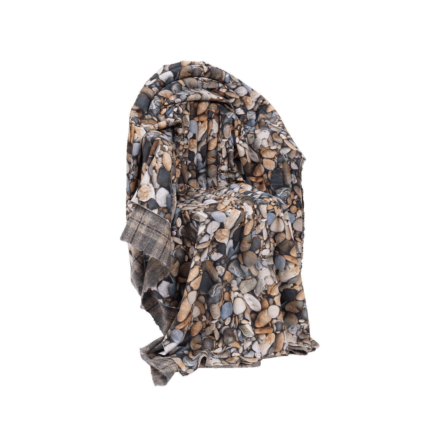 Nº65 Seatpadding Pebbles, Mohair Check