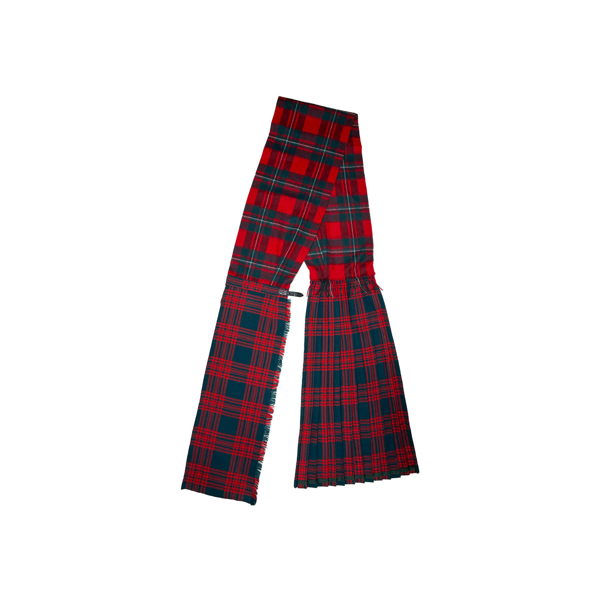 N°82 Doublekiltscarf Tartan