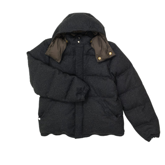 N°82 Downsweater Dark Grey Checked