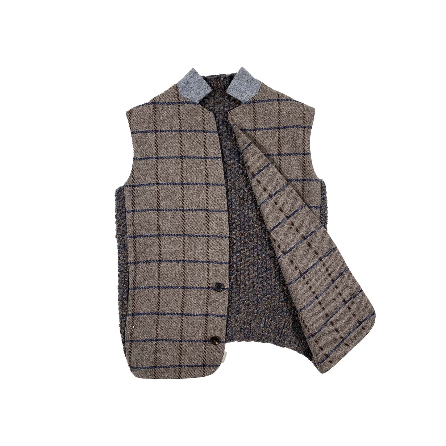 N°46 The Manuelraeder Costumebomber Knit Grey Check