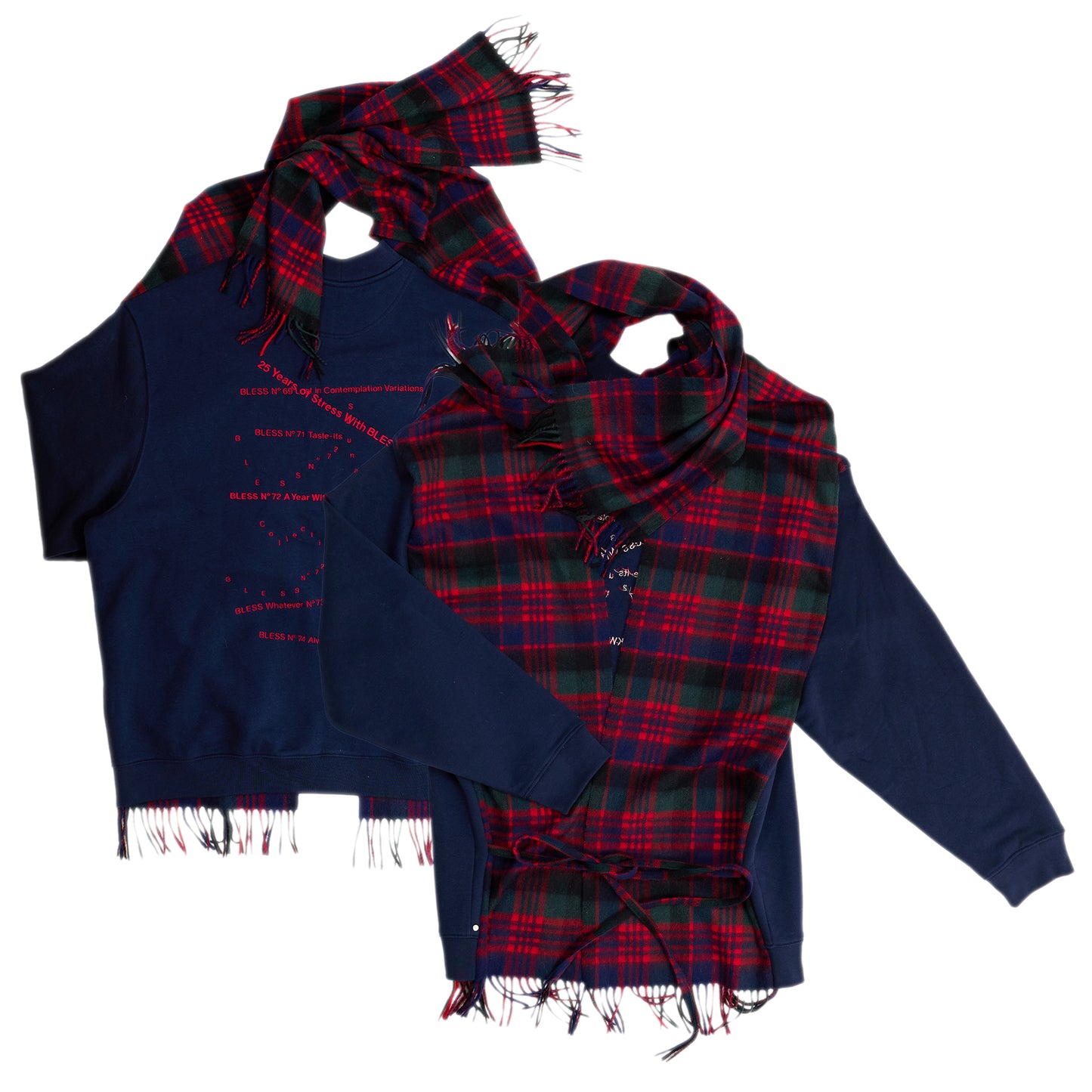 N°82 Scardigan Navy / Redcheck