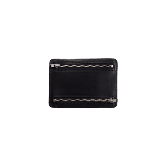 BC 4 Zipper Purse Black