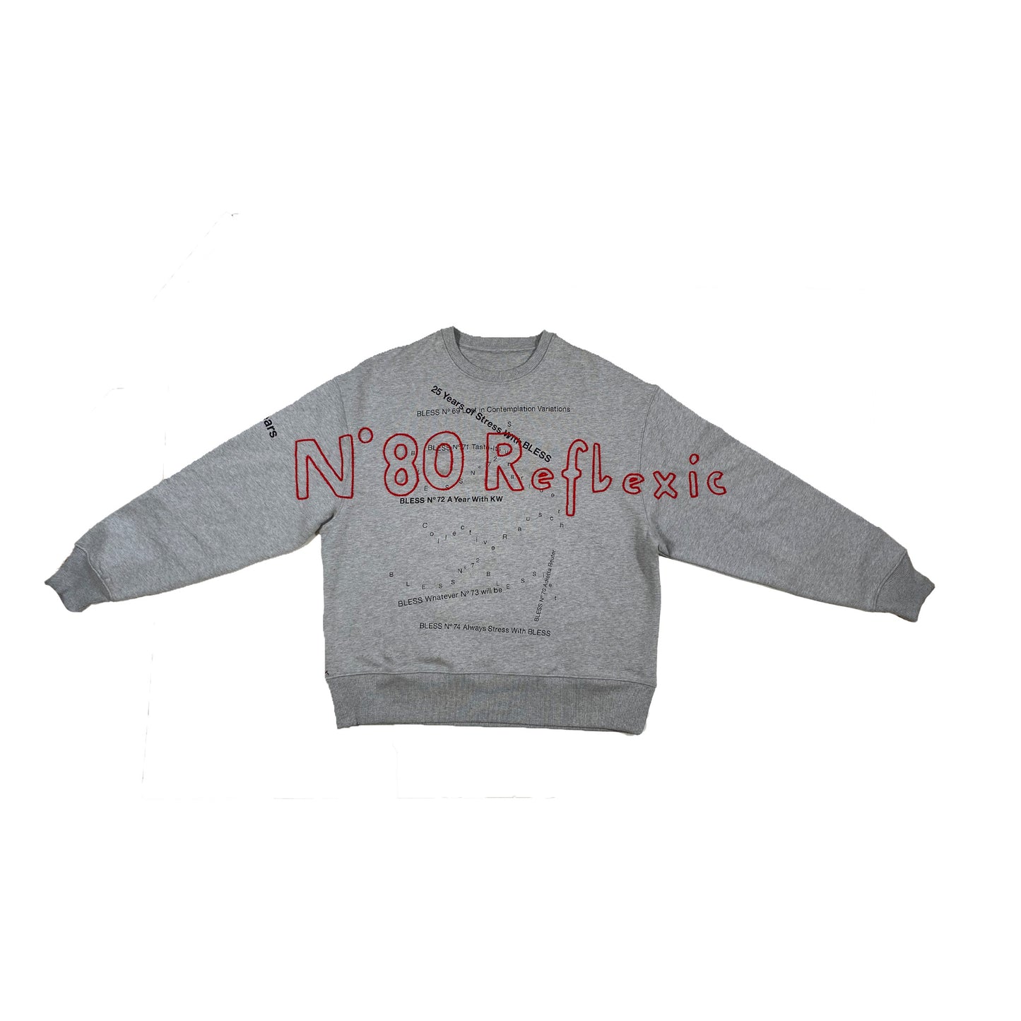 N°80 Reflexic Multicollection Sweater Grey Melange