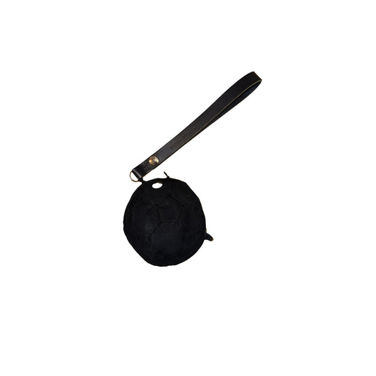 N°81 Footballpurse Cotton Black