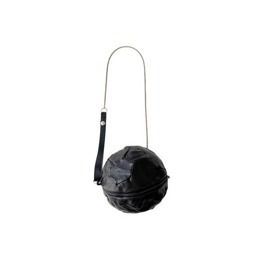 BC Footballbag Black Leather