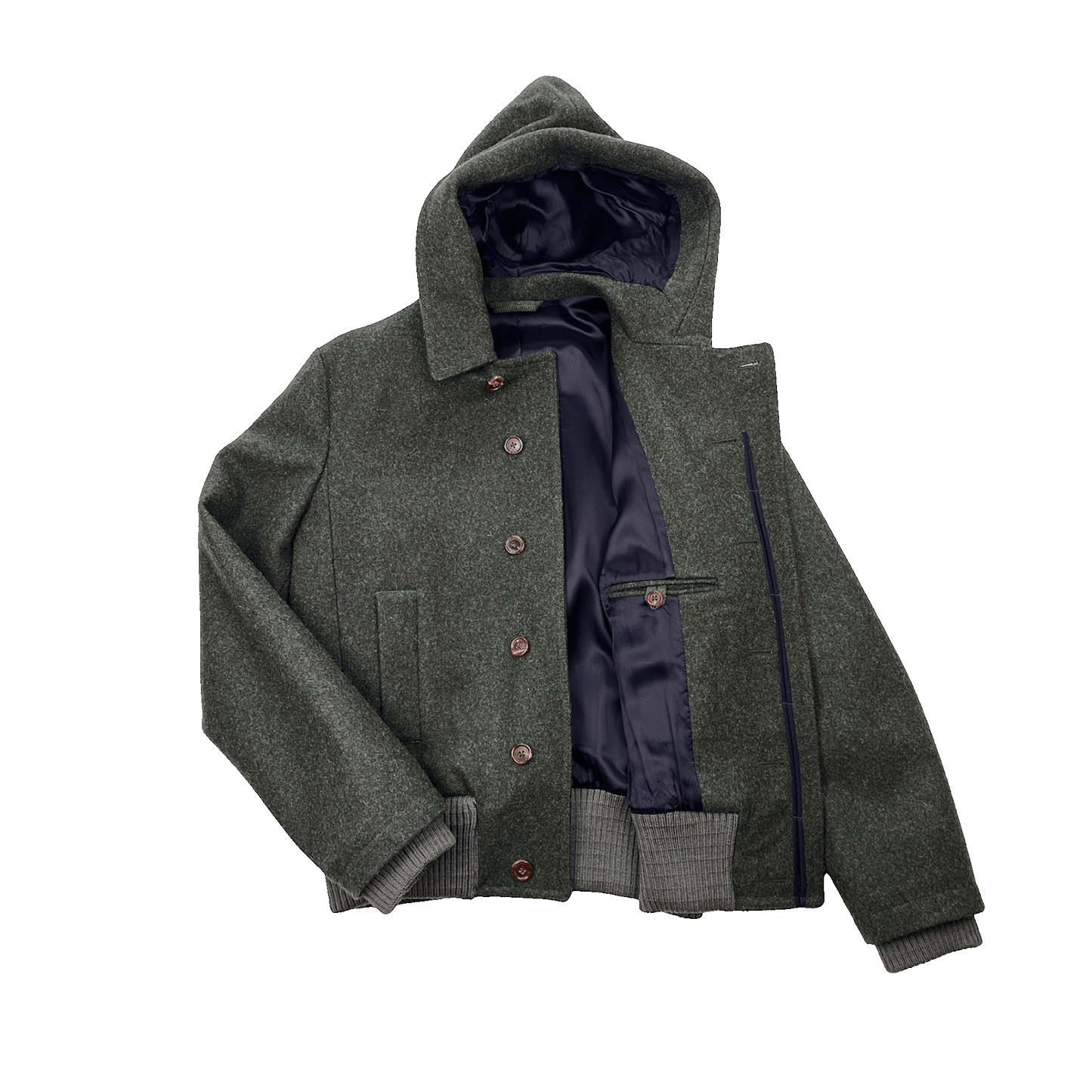 Nº46 Hoodjacket Loden Green