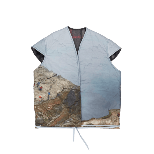 Nº78 Liningvest Mohaircotton Norway, Grey Check