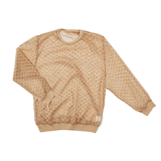 Nº73 M-Sweater Beige Transparent