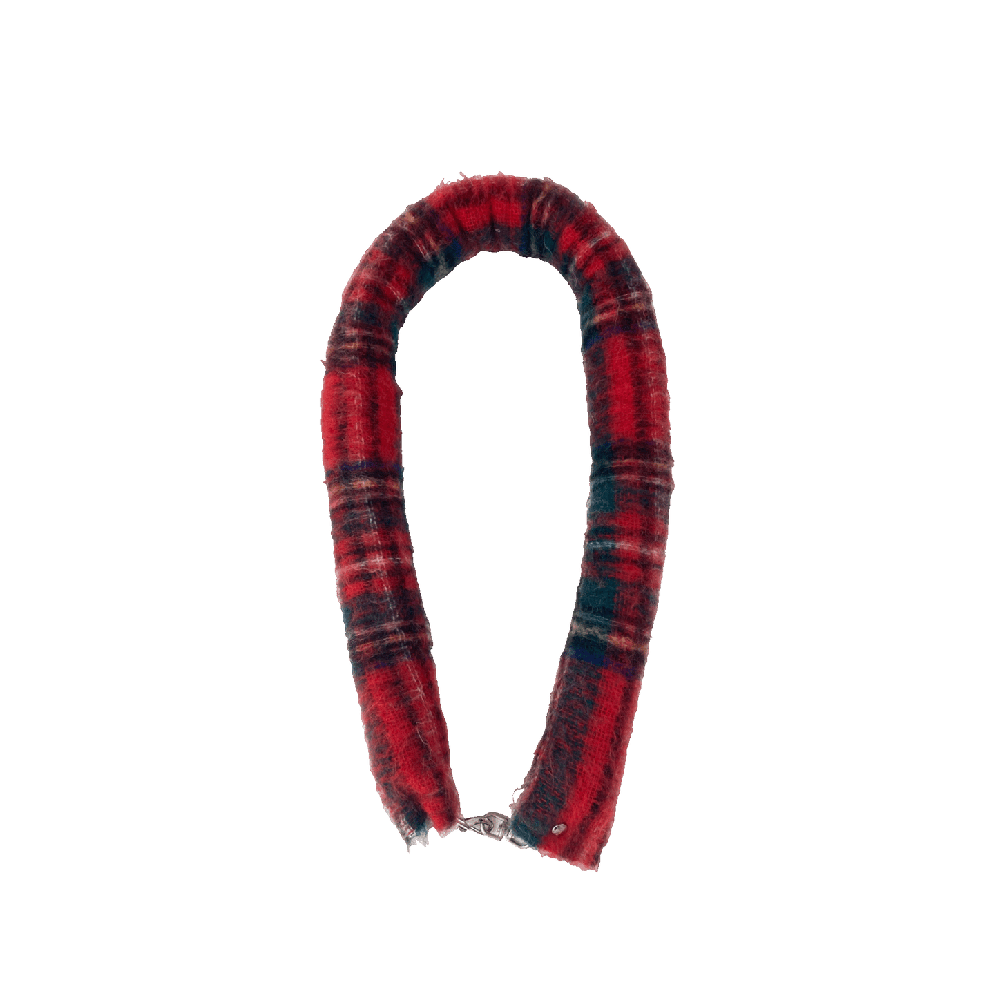 Nº75 Mohairbrezel Red Check